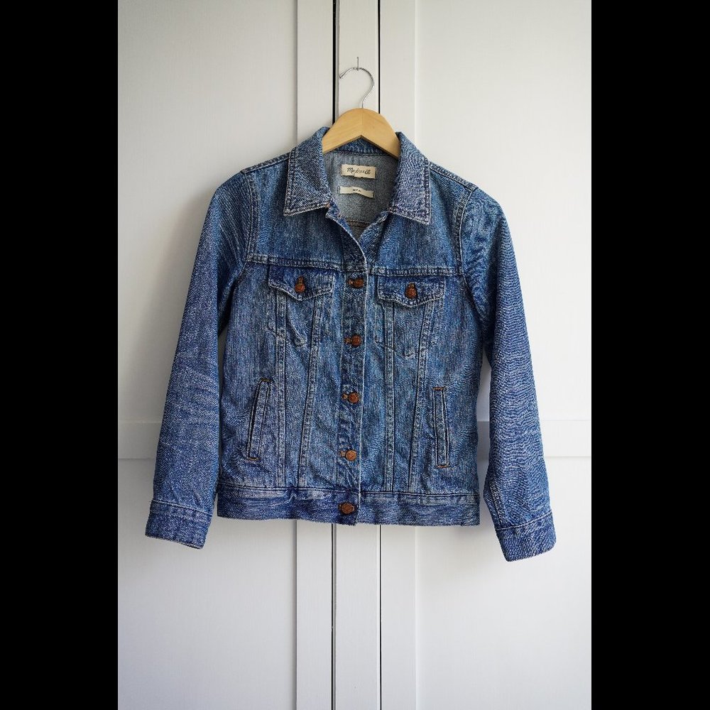 EUC Madewell The Jean Jacket, Pinter Wash, Small